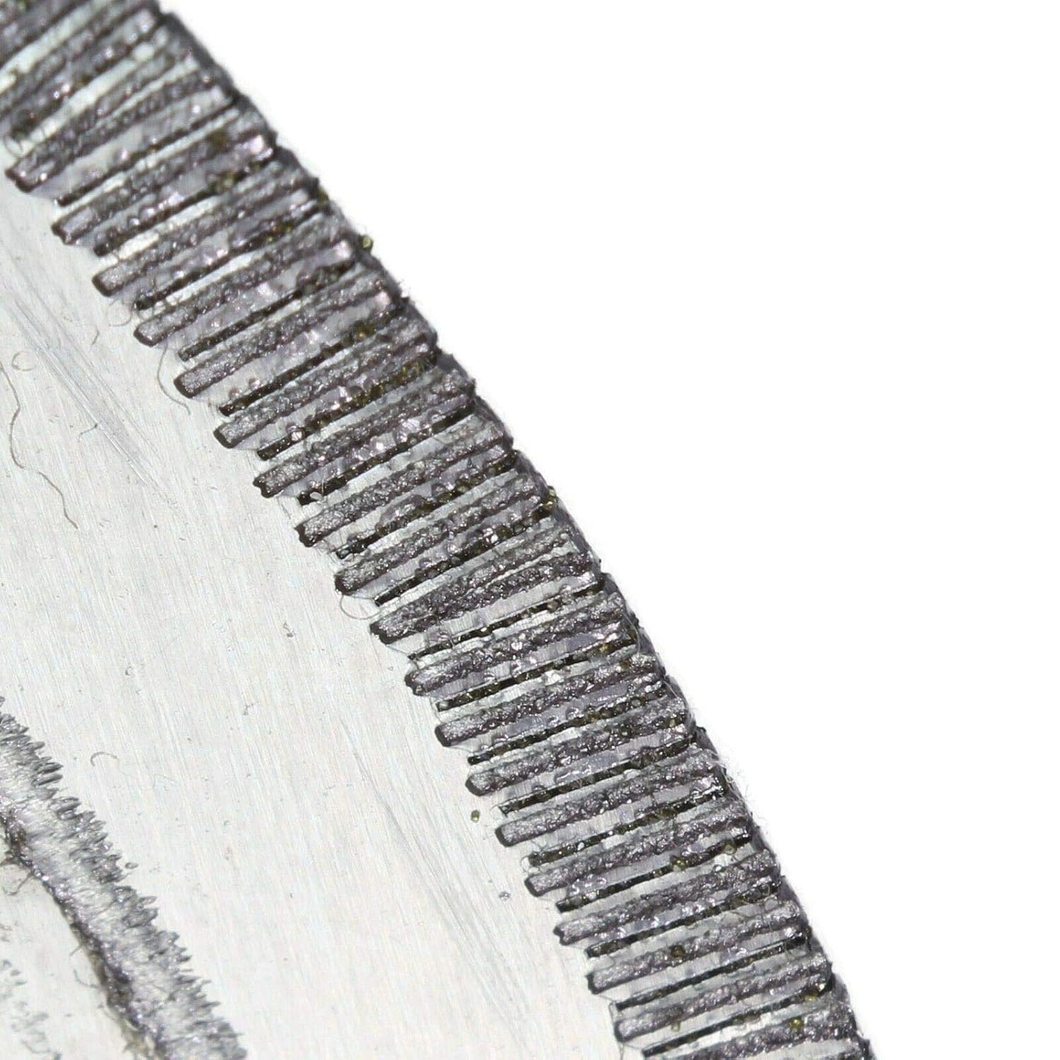 JINGLING 10" inch Diamond Lapidary Saw Blade Thin Notched Rim 1.2mm Trim Stone 10 inch